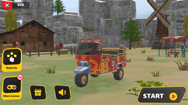 Rickshaw Climb on Mountain mod apk for android  V1.0