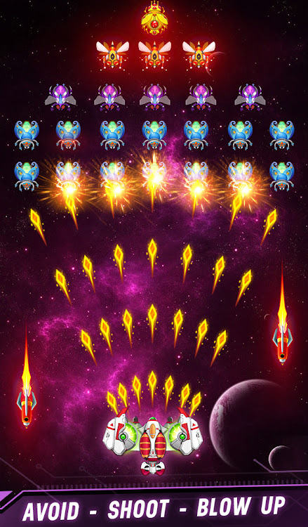 Galaxy Shooter Space Attack Unlimited gold mod apk  V1.624