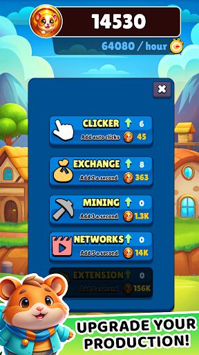 Hamster Clicker Combat Tycoon mod apk unlimited money  v1.3.11