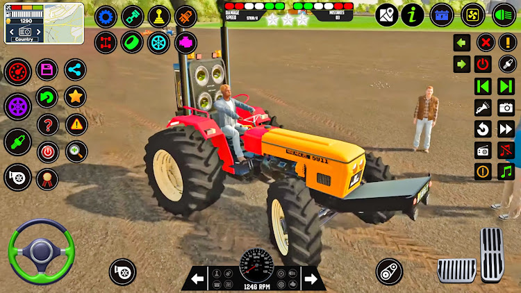 Tractor farming 3d game mod apk Unlimited gold  V0.1